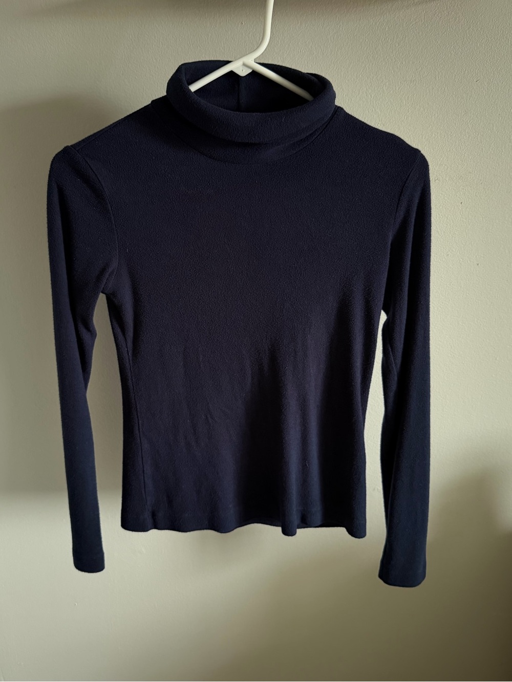 Uniqlo Navy Blue Crewneck Fleece Top